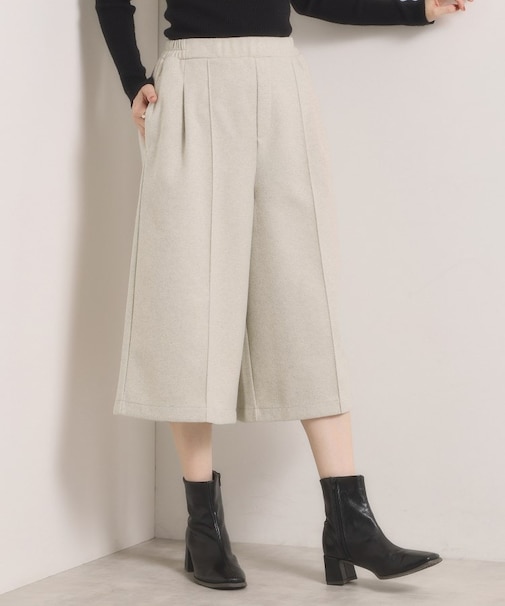 【洗濯機OK】カットメルトンキュロット