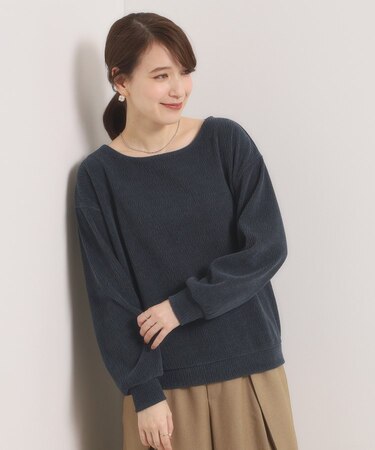 【洗濯機OK】ウェーブモールプルオーバー