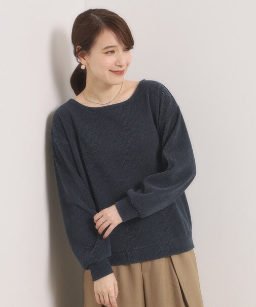 【洗濯機OK】ウェーブモールプルオーバー