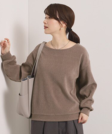 【洗濯機OK】ウェーブモールプルオーバー
