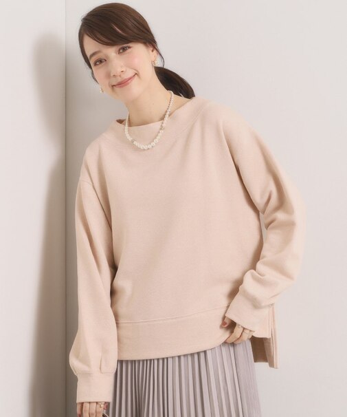 【洗濯機OK】ラメ裏毛プルオーバー