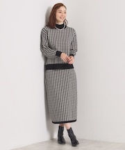 【手洗い可】タイトスカートニットセットアップ