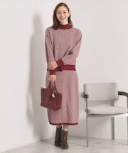 【手洗い可】タイトスカートニットセットアップ