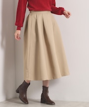 【手洗い可／ウエストゴム】千鳥ジャカードスカート