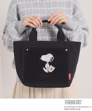 ＜PEANUTS＞ボア切替ミニトート