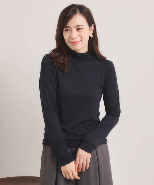 【調温機能付き/洗濯機OK】ハイネックインナー