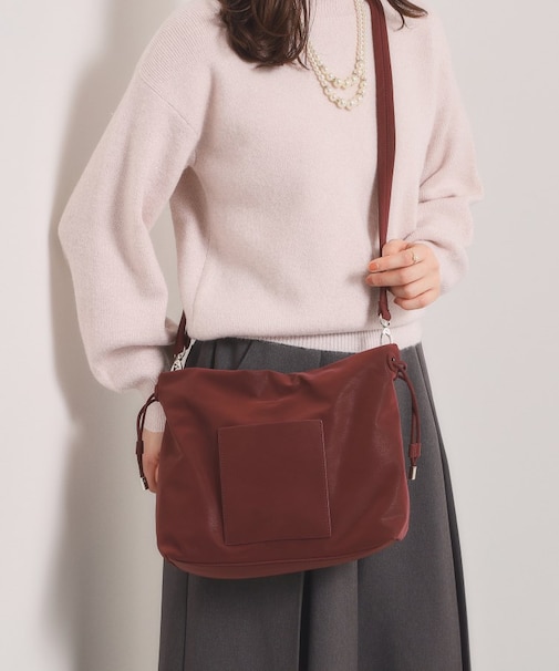 ヌバック調ドロストショルダー
