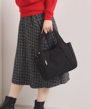 【8ポケット】ふんわり軽量撥水2WAYトート