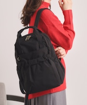 【11ポケット】ふんわり軽量撥水ミドルリュック