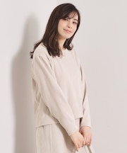 【手洗い可／セットアップ可】カットツイルプルオーバー