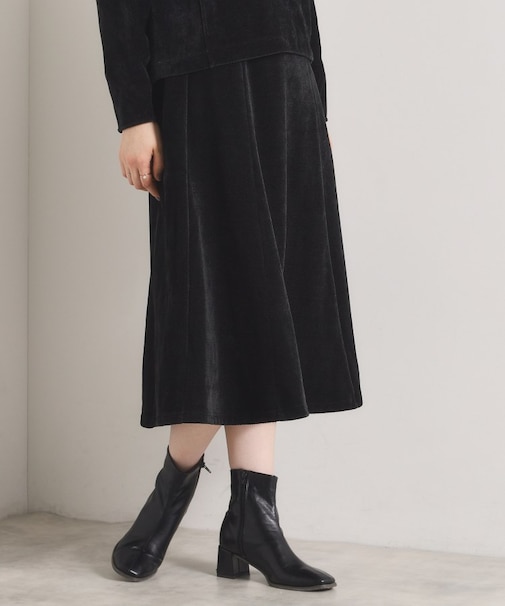 【手洗い可／セットアップ可】カットツイルスカート