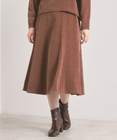 【手洗い可／セットアップ可】カットツイルスカート