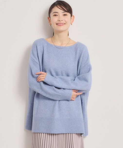 【手洗い可】ビッグシルエットニット