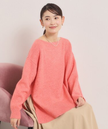 【手洗い可】ビッグシルエットニット