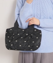 リボン刺繍ミニトート