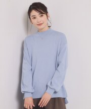 【手洗い可／8色展開】カラフルハイネックニット