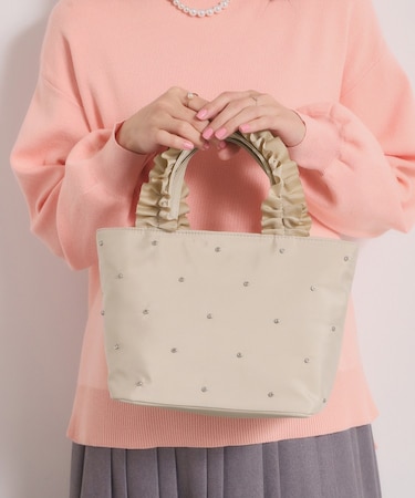 ジルコンフリル手トート