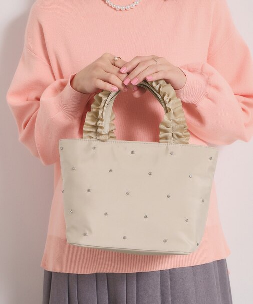 ジルコンフリル手トート