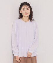 プリーツブラウス