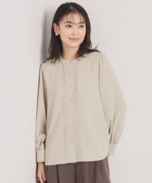 入卒／手洗い可】フロントピンタックブラウス｜イッツデモの通販