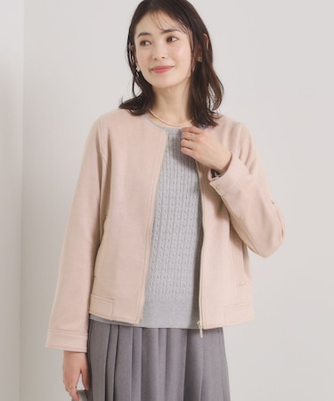 カットスエードジャケット