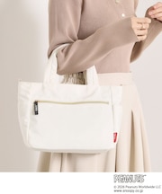 ＜PEANUTS＞裏地総柄2WAYトート