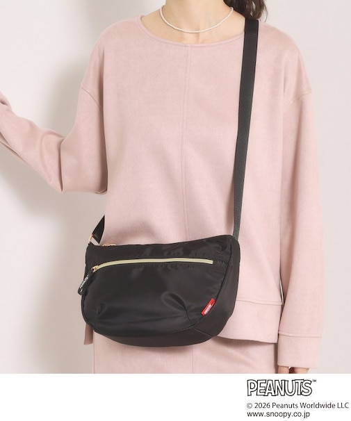 <PEANUTS>裏地総柄ミニショルダー