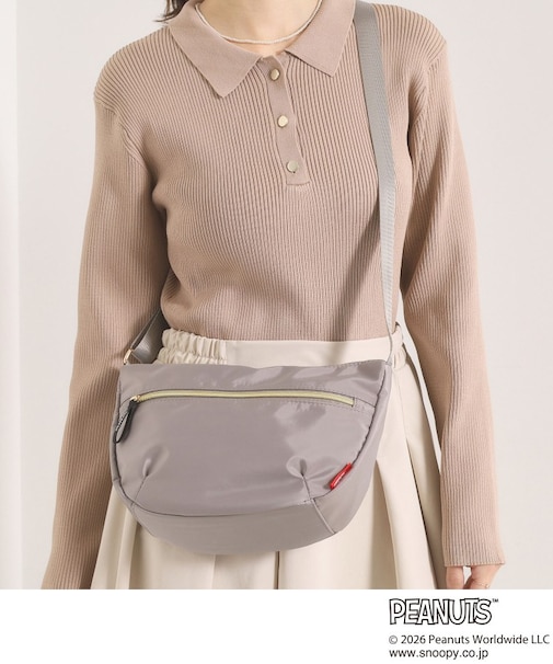 <PEANUTS>裏地総柄ミニショルダー