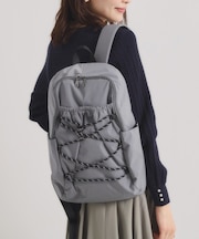 【8ポケット】撥水レースアップリュック