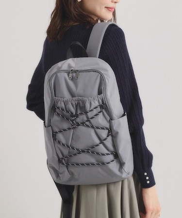 【8ポケット】撥水レースアップリュック