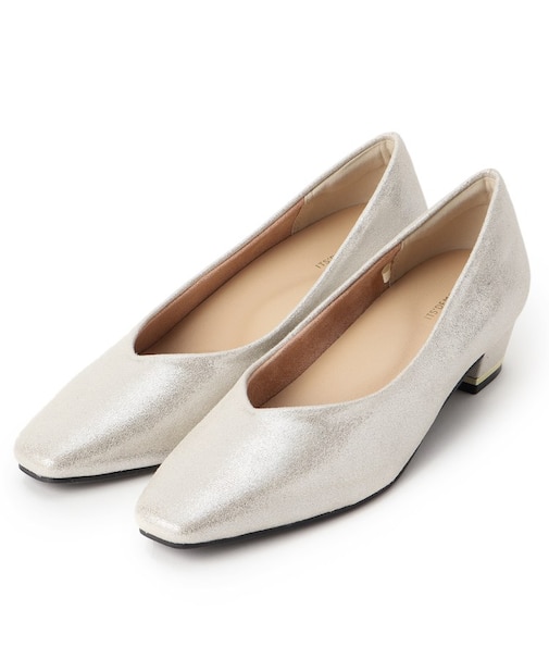 【クッション性/静音】ローヒールベーシックパンプス