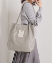 【A4対応】合皮ハンドルタックトート