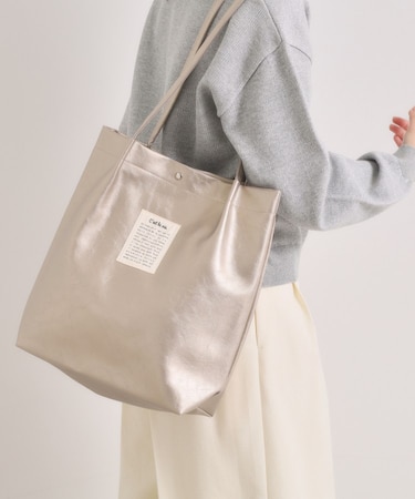 【A4対応】合皮ハンドルタックトート