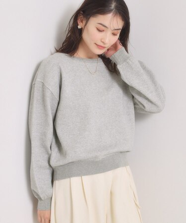 【洗濯機OK】スウェットライクニット