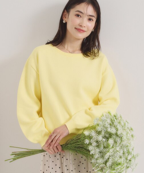 【洗濯機OK】スウェットライクニット