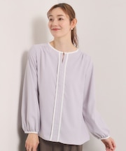 【入卒／手洗い可】配色ブラウス