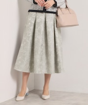 【入卒/手洗い可】ジャカードタックスカート