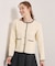 【入卒／手洗い可】配色ニットカーディガン