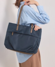 【収納アドバイザー監修】合皮コンビA4トート