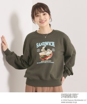 ＜PEANUTS＞裏毛プルオーバー