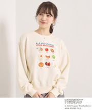 ＜PEANUTS＞裏毛プルオーバー