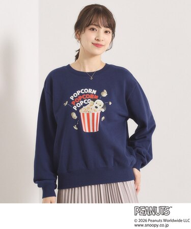 ＜PEANUTS＞裏毛プルオーバー
