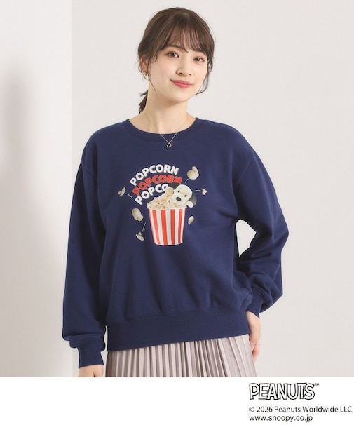 ＜PEANUTS＞裏毛プルオーバー