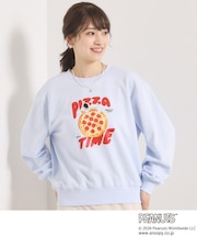 ＜PEANUTS＞裏毛プルオーバー