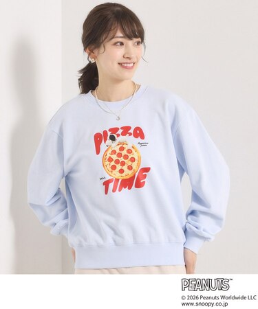 ＜PEANUTS＞裏毛プルオーバー