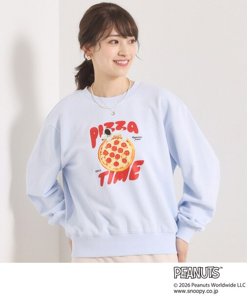 ＜PEANUTS＞裏毛プルオーバー