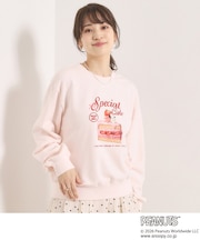 ＜PEANUTS＞裏毛プルオーバー