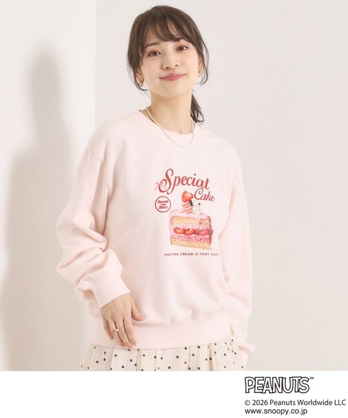 ＜PEANUTS＞裏毛プルオーバー
