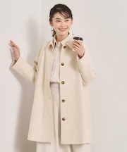 【撥水／花粉防止／手洗い可】ステンカラーコート