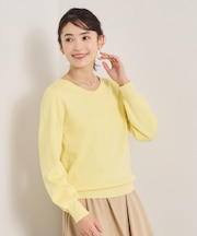 【洗濯機OK】花粉防止Vネックニット